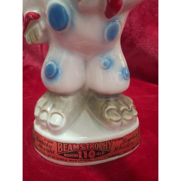 Jim Beam Elephant Clown Beamstrophy Whiskey Decanter – Regal China 1960s - Picture 2 of 8
